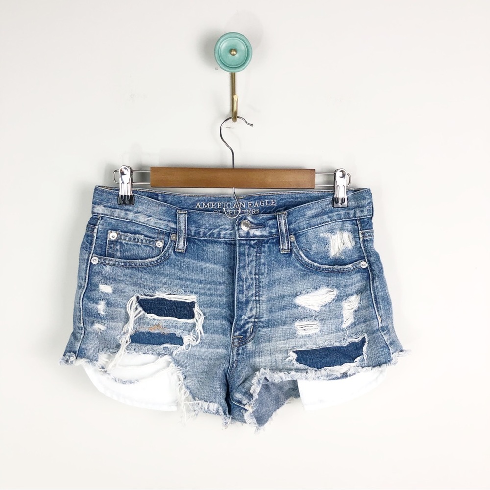 AEO Vintage Hi-Rise Festival Shorts